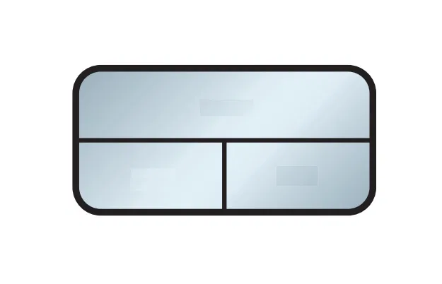 V000341821 – LIPPERT COMP Side Window, 3000 Series Single Vent/ Side Exit Street Use Glass Adhesive Bonded Installati...